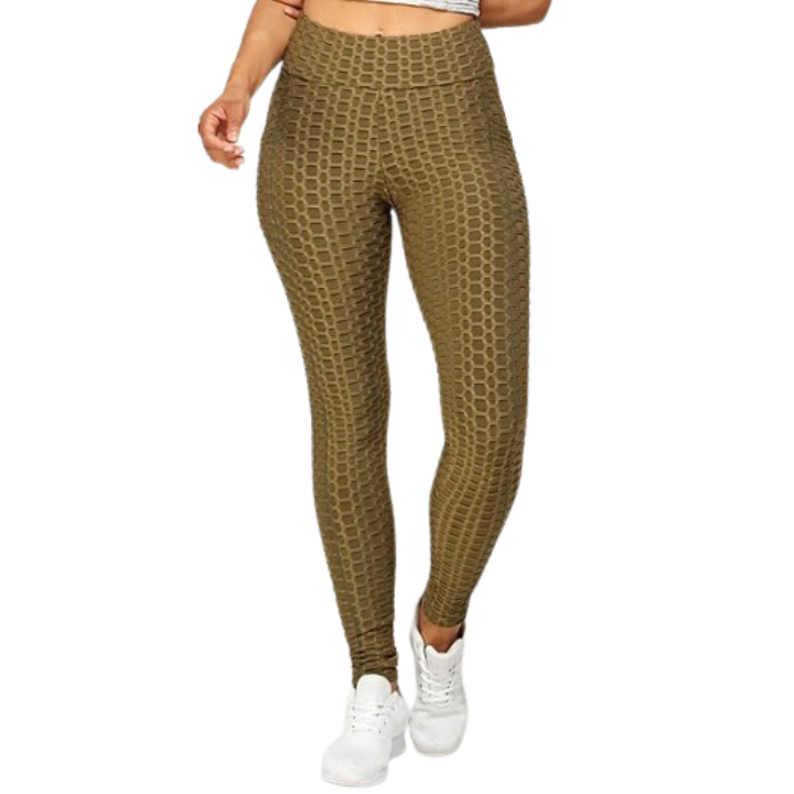 LEGGINGS HONEY COMB - OLV